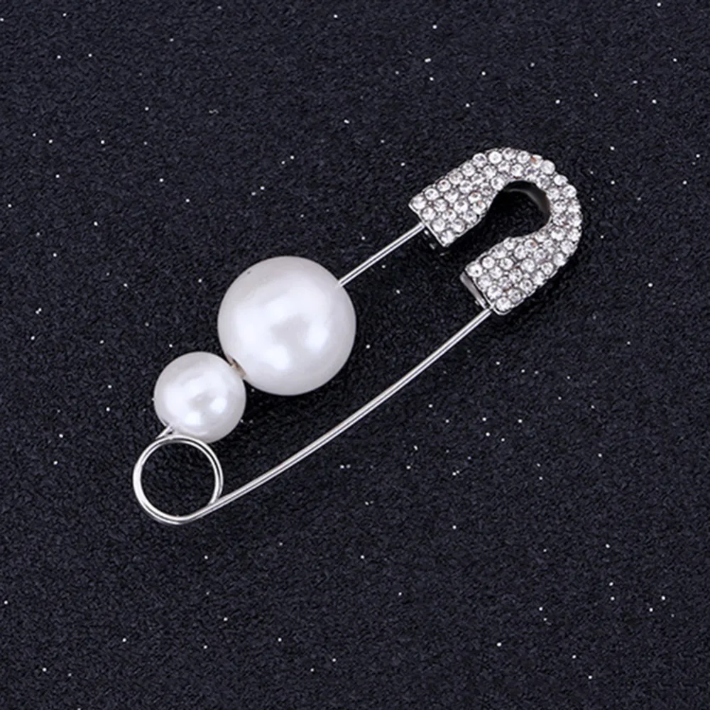 1 шт. уникальные серьги гвоздики в стиле панк со стразами и жемчугом Винтажная