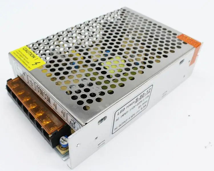 12 В dc источник питания 6.5A 80 Вт светодиодный трансформатор драйвера 220 в 110 AC DC UPS