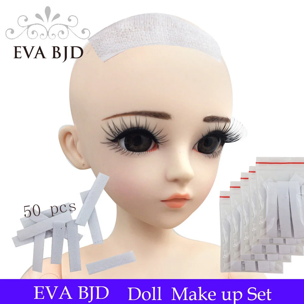 EVA BJD 5x10 штук/сумка (50 шт.) фиксатор для париков твердый клей SD куклы волос в париках