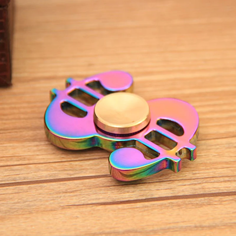 Colorful Dollar Tri-spinner Fidget Spinner Metal Hand Educational Toys Anti Stress Toy | Игрушки и хобби