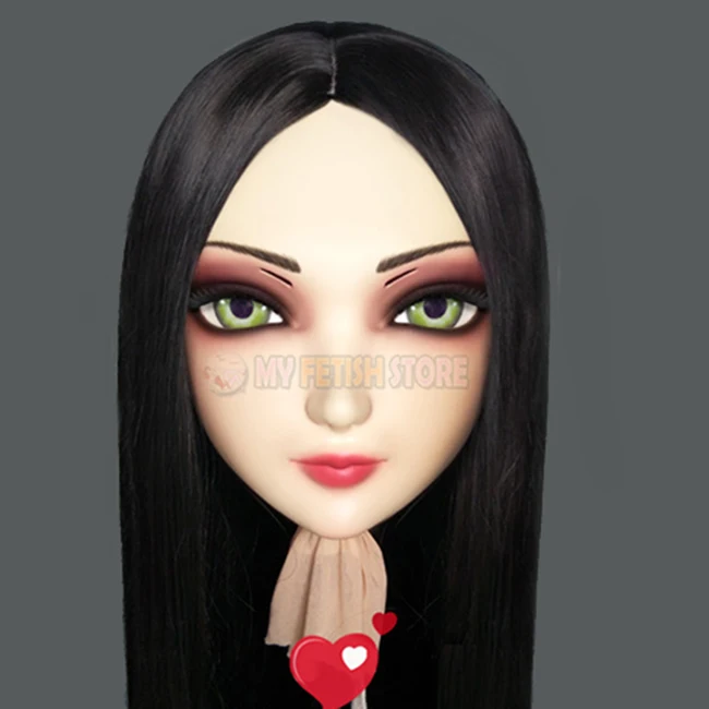 (ZI-01) Женская милая полимерная полуголовная маска кигуруми с глазками BJD Косплей