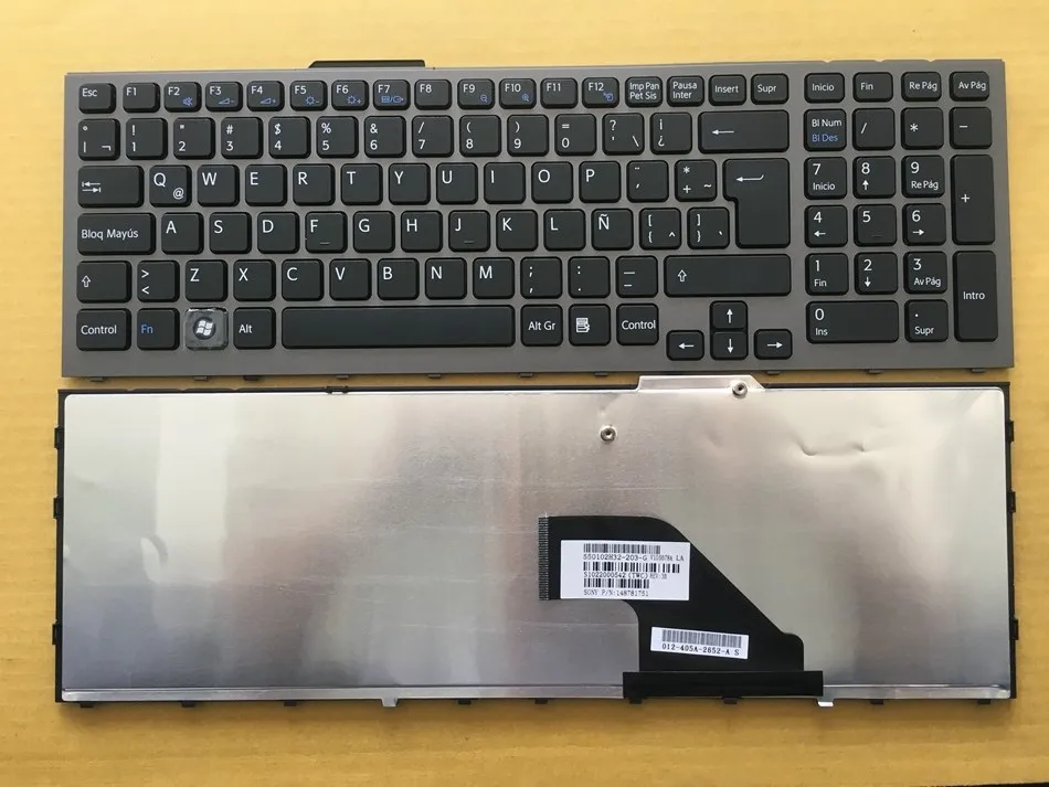 Новая латинская клавиатура LA для SONY VPCF VPCF11 VPCF12 VPCF13 F11 F12 серия с рамкой Клавиатура