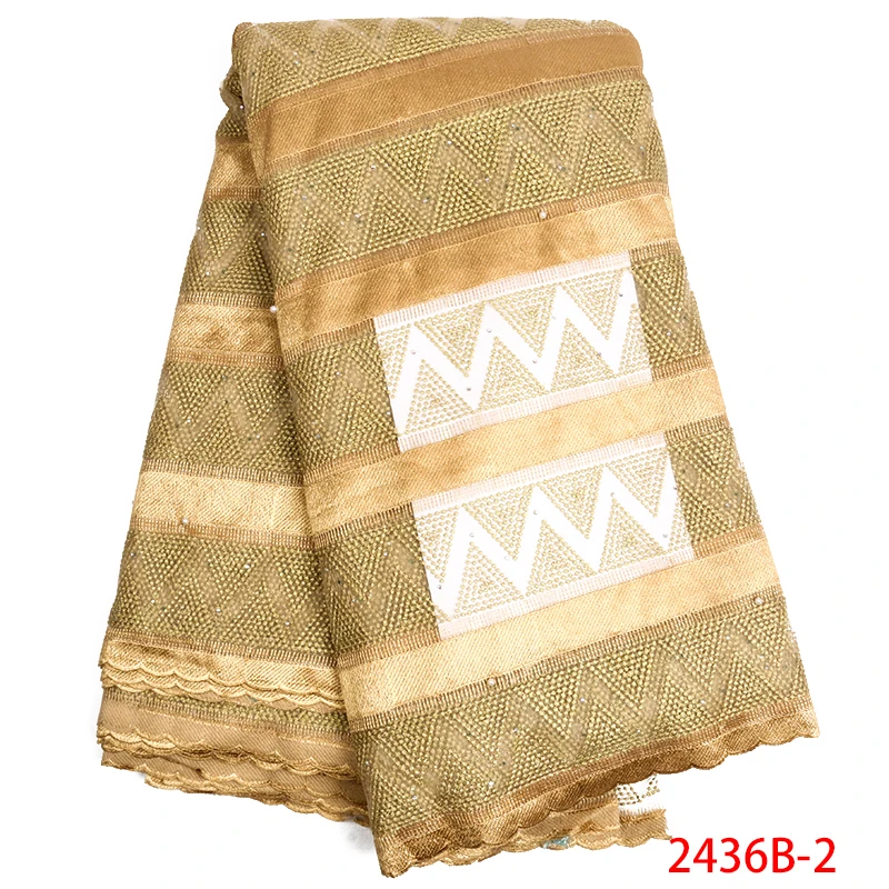 High Quality Embroidered African Tulle Lace Fabric Different Design Nigerian Cheap Beads With Stones Material AMY2436-1 | Дом и сад