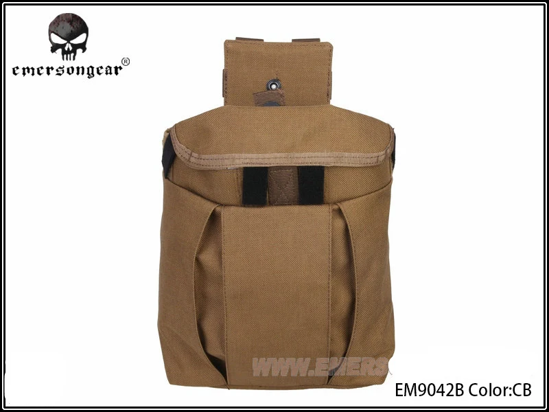 Emersongear сумка для мусора Mag Pouch Molle Тактические аксессуары Emerson тактические Чехлы для журналов Multicam EM9042 Coyote коричневый черный - Цвет: CB
