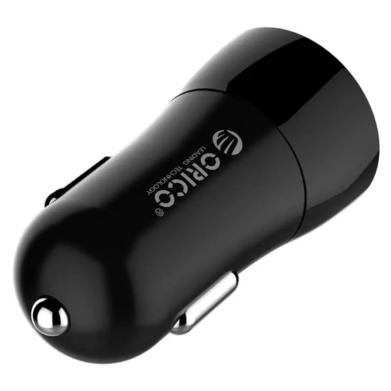 ORICO UPQ-2U 12 Вт мини USB Автомобильное зарядное устройство с двумя usb-портами автомобильное зарядное устройство для iphone 8 Plus samsung s8 usb зарядное устройство для мобильного телефона