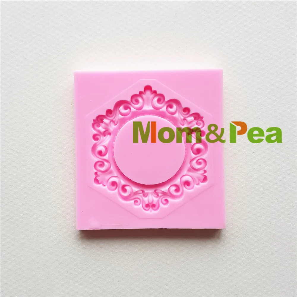 

Mom&Pea MPA1710-1 Frame Shaped Silicone Mold Cake Decoration Fondant Cake 3D Mold Food Grade Soap Mold