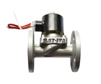 dc24v two way stainless steel normally closed flange solenoid valve