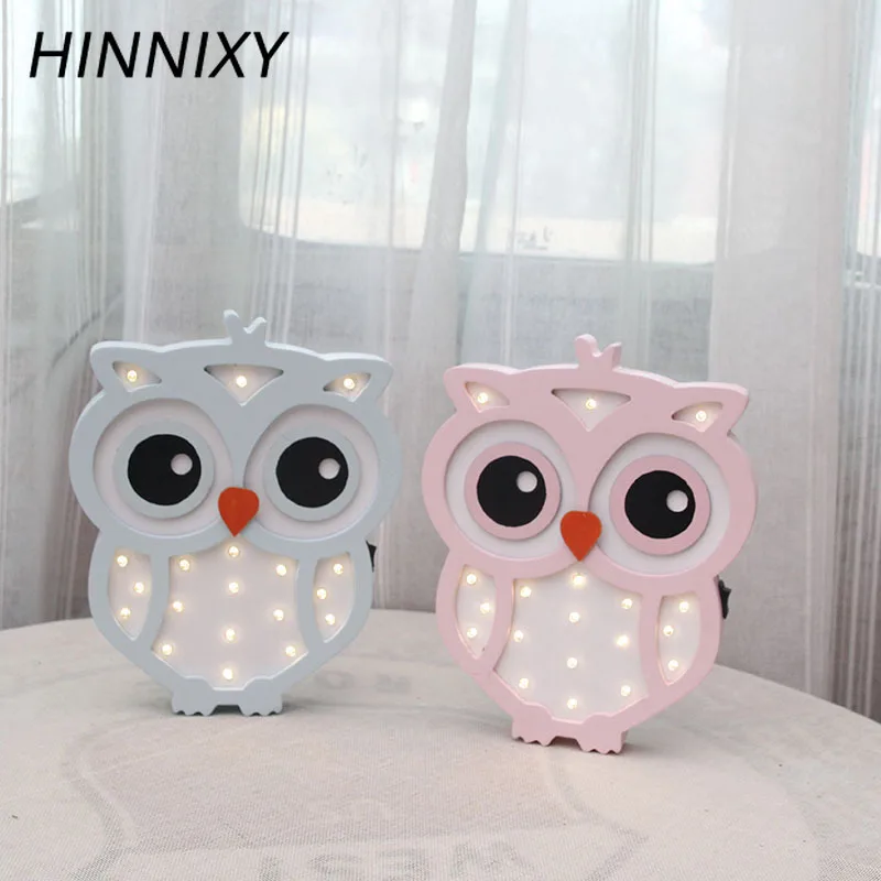 Hinnixy животные Лев ночные лампы милый деревянный прикроватный столик Настольный светильник s украшение дома светильник светильники любимая игрушка для ребенка Luminaria