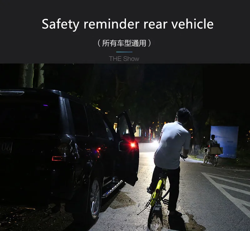 2 шт. магнитная Автомобильная дверь светодиодная сигнальная лампа безопасная