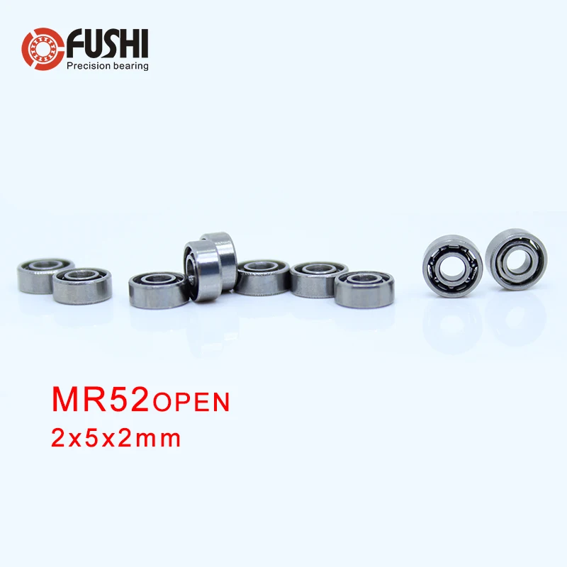 MR52 открытый ABEC-1(10 шт.) 2x5x2 мм миниатюрные подшипники подшипник MR52