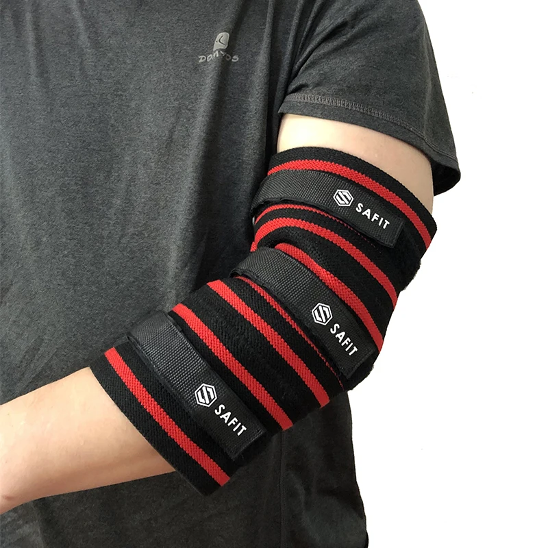 Регулируемый локоть поддержка рукав Brace компрессия для Powerlifting для тяжелой атлетики, бодибилдинга Crossfit налокотник протектор