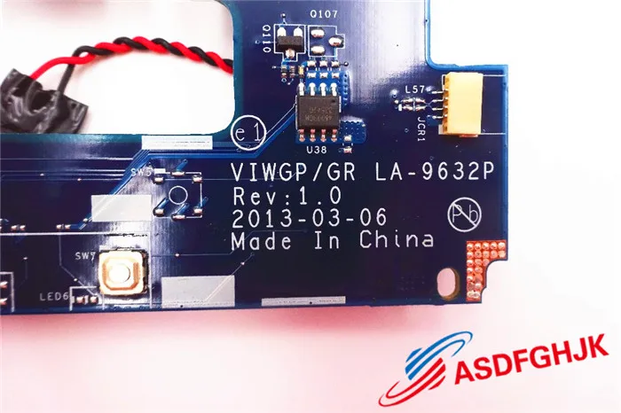 Оригинальная материнская плата VIWGP / GR LA-9632P DDR3 HM70 для ноутбука Lenovo G500 полностью