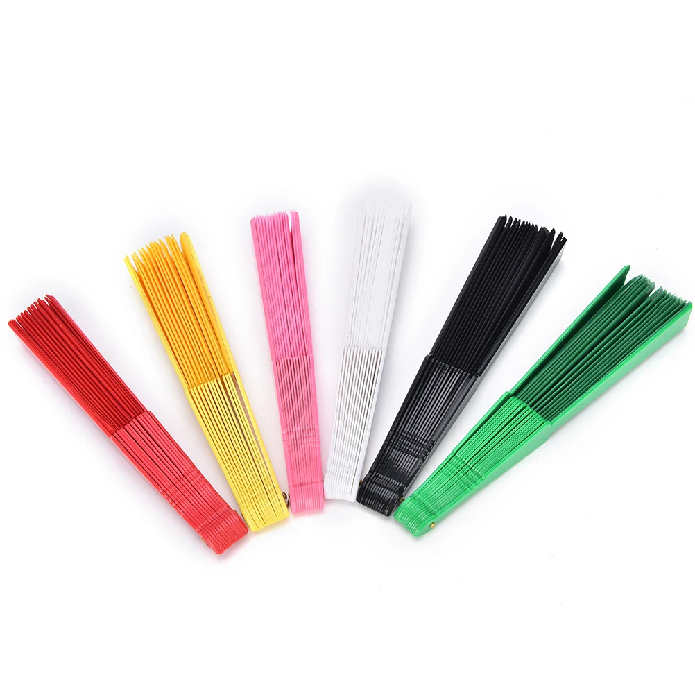 Яркий портативный карманный мини веер складной Ручной Веер твердый нежный