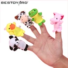 10 шт., фермерский зоопарк, животные, пальчиковые куклы, игрушки для мальчиков и девочек, вечерняя сумка, наполнитель, новые кавайные детские мягкие игрушки для детей, куклы