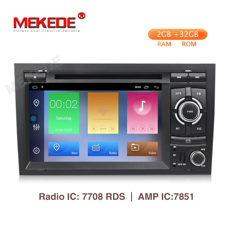 MEKEDE 2DIN Android 9,1 4 ядерный Автомобильный gps для Audi A4 B6 B7 S4 B7 B6 RS4 B7 SEAT Exeo dvd плеер Радио экран wifi BT CARPLAY PC