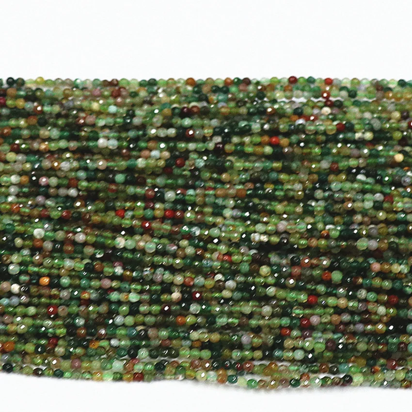 

Faceted round natural indian agat onyx stone carnelian 2mm 3mm spacers beads fashion women diy jewelry loose beads 15inch B478