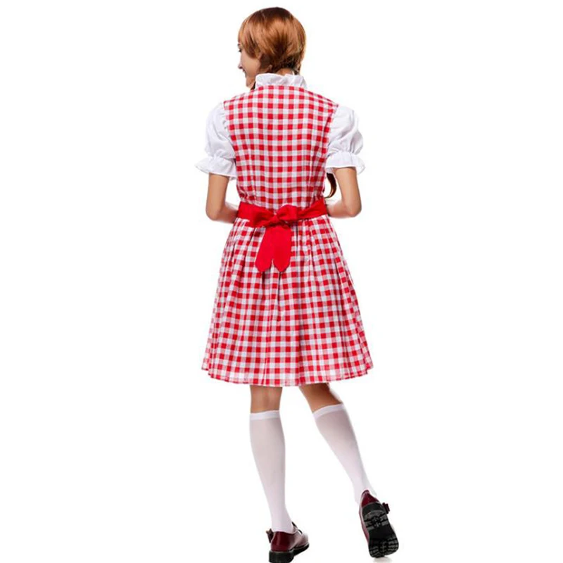 Октоберфест фестиваль пива Октябрьский дирндл красная горничная крестьянская