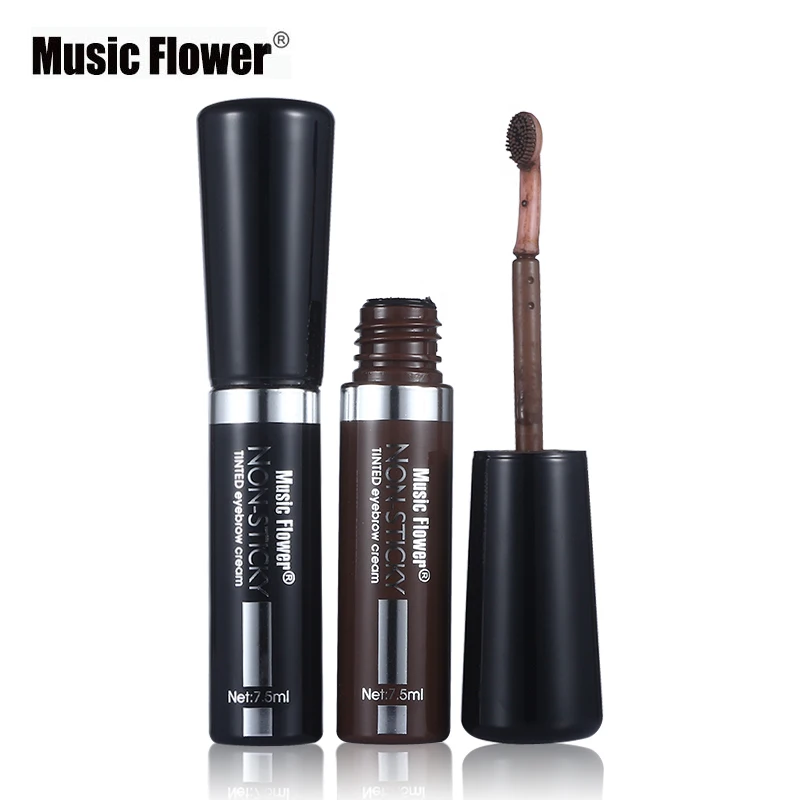 Водостойкий макияж для глаз с музыкальным цветком крем краска бровей тушь ресниц