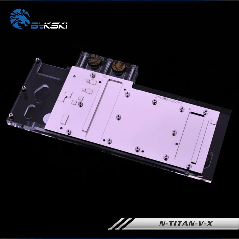 Bykski полная бухта GPU водный блок для VGA NVIDIA TITAN V публичная версия видеокарта N
