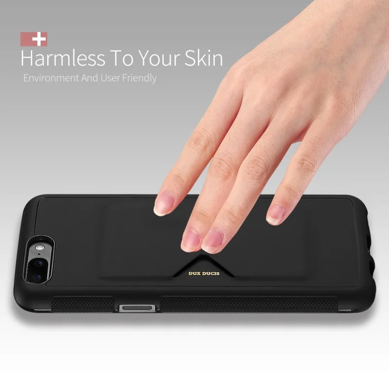 Dux DUCIS для OnePlus 5 Чехол pocard серии Слот карты из искусственной кожи ТПУ задняя крышка