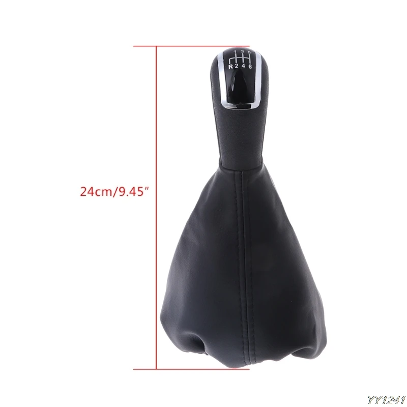 

-Tirol 6 Speed Car Gear Shift Lever Knob Gaiter Boot For Mercedes C-Class W203 S203 G6KC