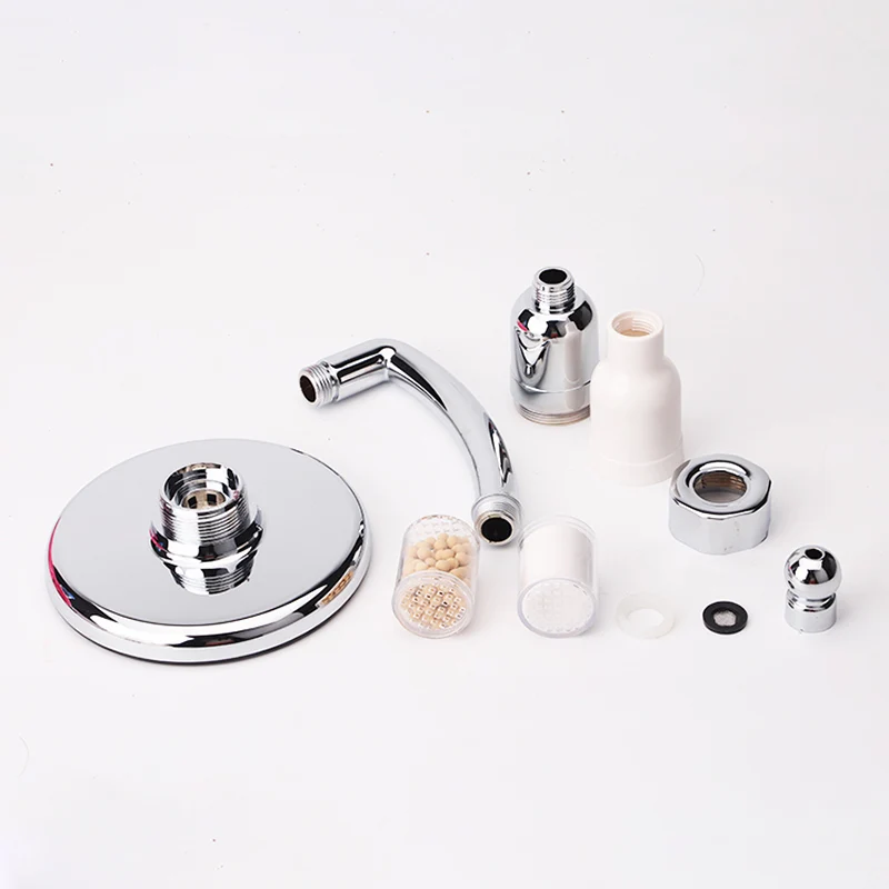 

SHAI Multi-Fuction Big Handheld Shower Head 6 Inch Pressure Boost Waterfall Showerhead Water Quality Purification Shower Filter