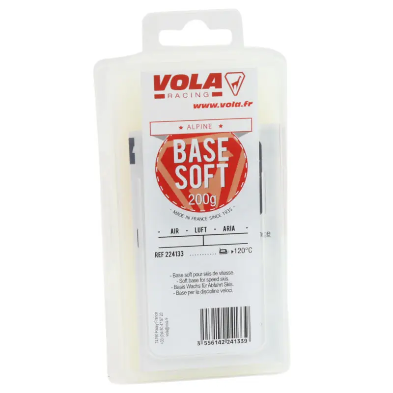 

VOLA Base soft wax for speed ski new skis for impregnation 200g