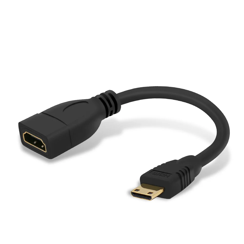 Премиум Версия 1 4 1080p 3D позолоченный мини адаптер HDMI Папа мама кабель