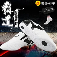 gingpai breathable taekwondo shoes karate kung fu wrestling martial arts shoes adults child non slip soft oxford soles sneakers