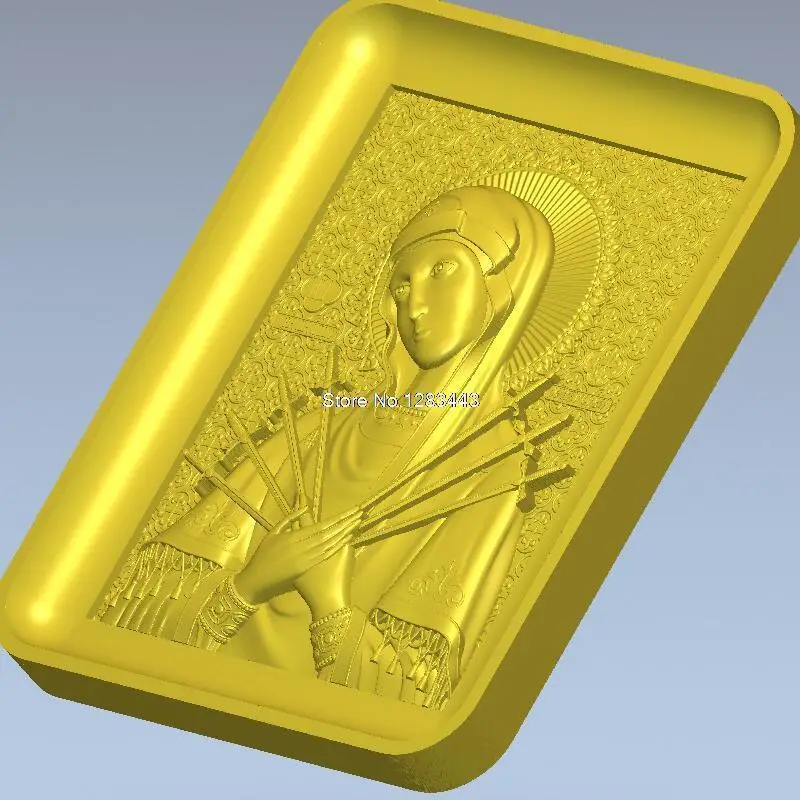 Высокое качество 3d модель рельеф для ЧПУ или 3D принтеров в файле STL Semistrelnaya_1|3d model