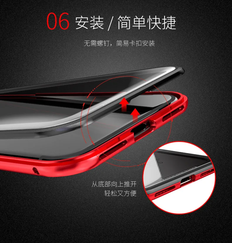 Роскошный Металлический Чехол-бампер для Apple iPhone 7, 8, закаленное покрытие, алюминиевый чехол для iPhone 8 plus, 7plus
