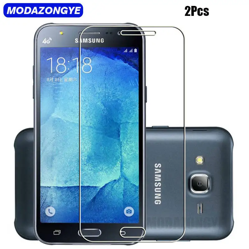2 шт протектор экрана для Samsung Galaxy J7 закаленное стекло 2015 Защитная пленка J700