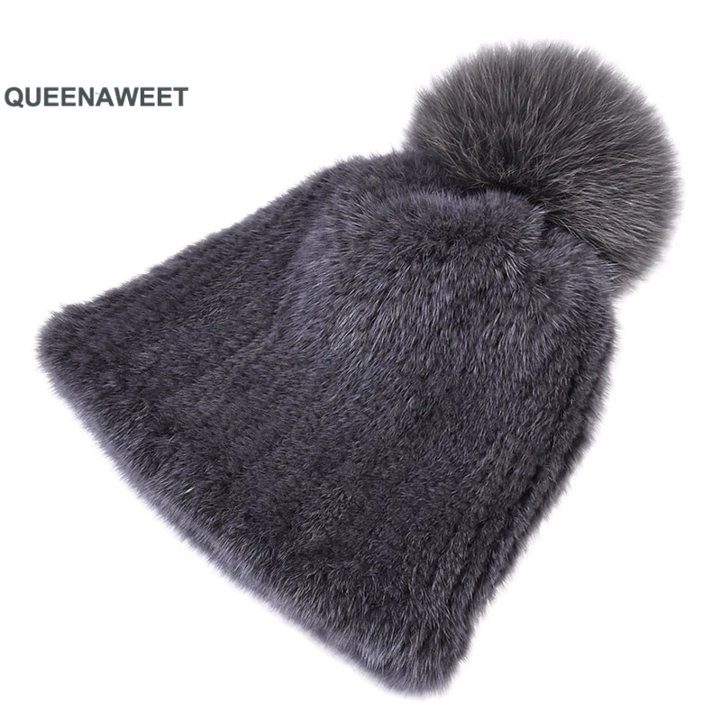 Women fur hat for winter headgear 2019 brand new fashion warm beanies cap fashion Russia Women causa winter