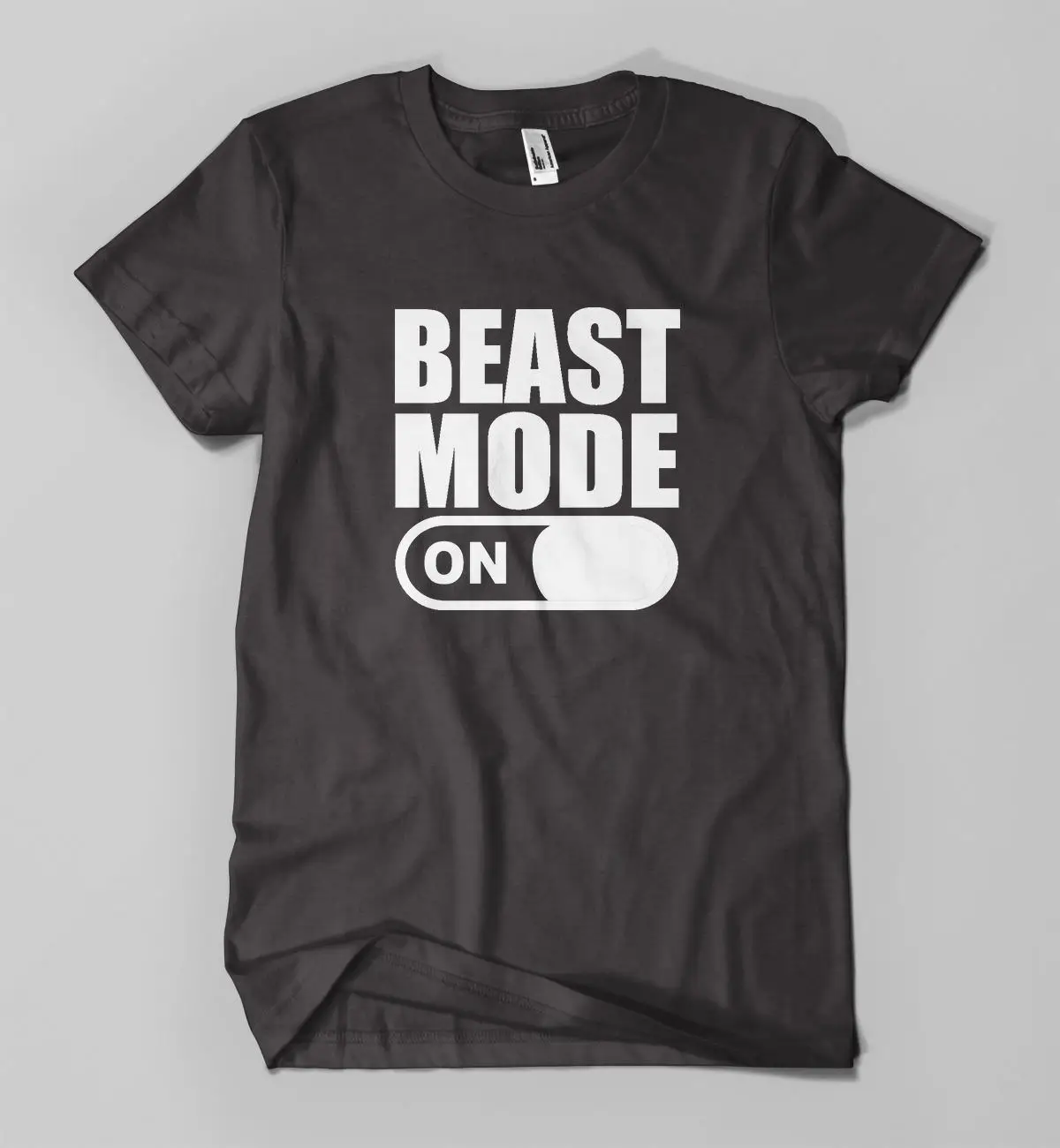 Beast Mode On футболка Веселая пародия для мужчин и девочек топ тренировок с принтом