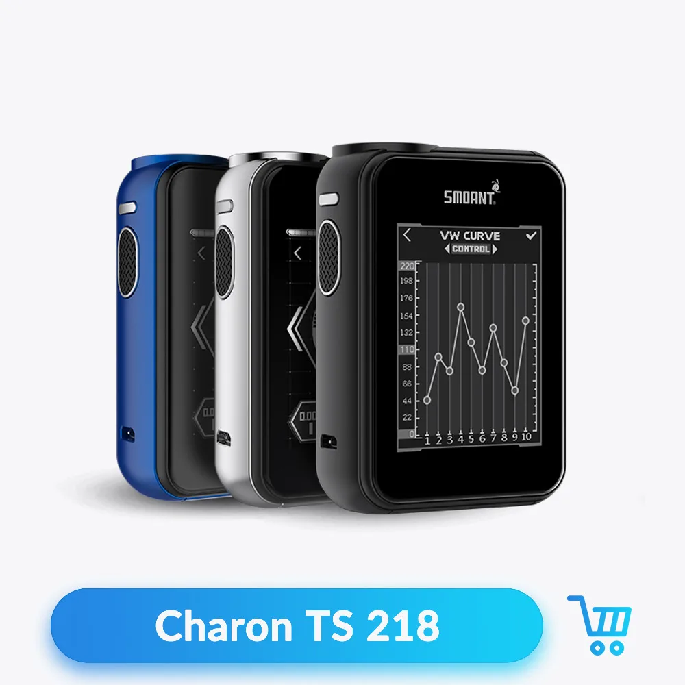 Smoant чарон TS 218 поле Mod TC/VW режим высокое мощность с сенсорным экран принять двойной