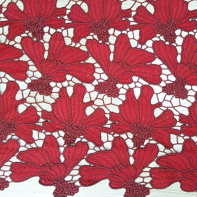 1 ярд/лот кружевная ткань для творчества шитье одежды и вышивка Водорастворимая