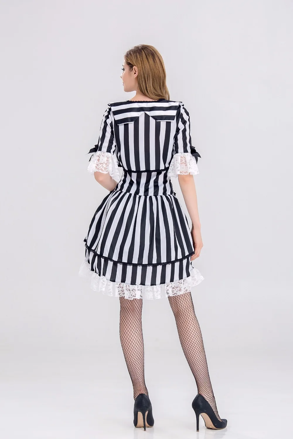 Наряжать Хэллоуин призрак Зомби костюм невесты Overbust костюмы девичник карнавал