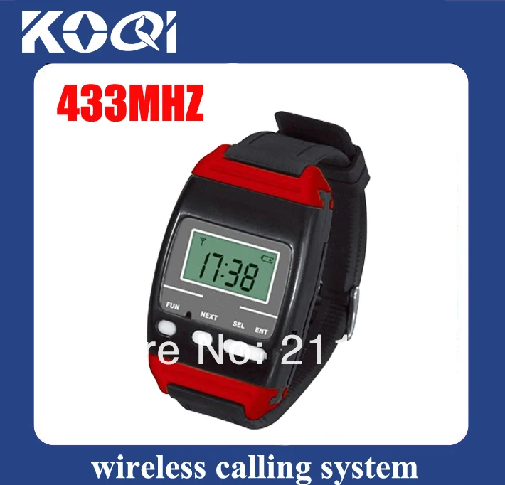 wireless table calling system For Restaurant with factory price 1 led display + 4 watch pager 35 call button | Компьютеры и офис