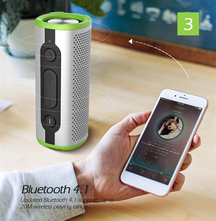 HAAYOT 12 Вт беспроводной Bluetooth динамик водонепроницаемый портативный открытый мини-велосипедный динамик стерео бас динамик для iPhone Xiaomi