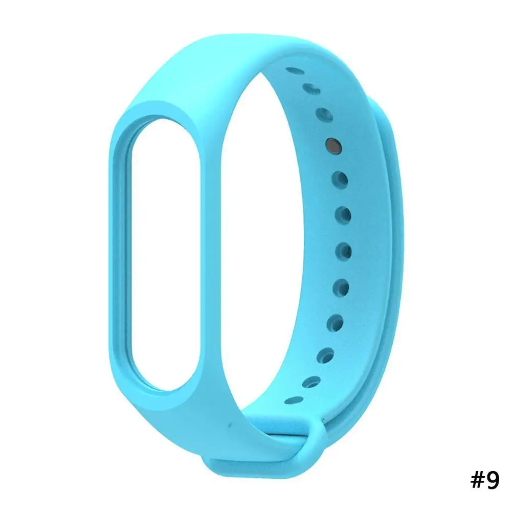 sky blue Для Xiaomi mi Band 3 Аксессуары mi band 3 браслет для Xiaomi mi Band 3 спортивный ремешок часы силиконовый ремешок на запястье - Цвет: sky blue