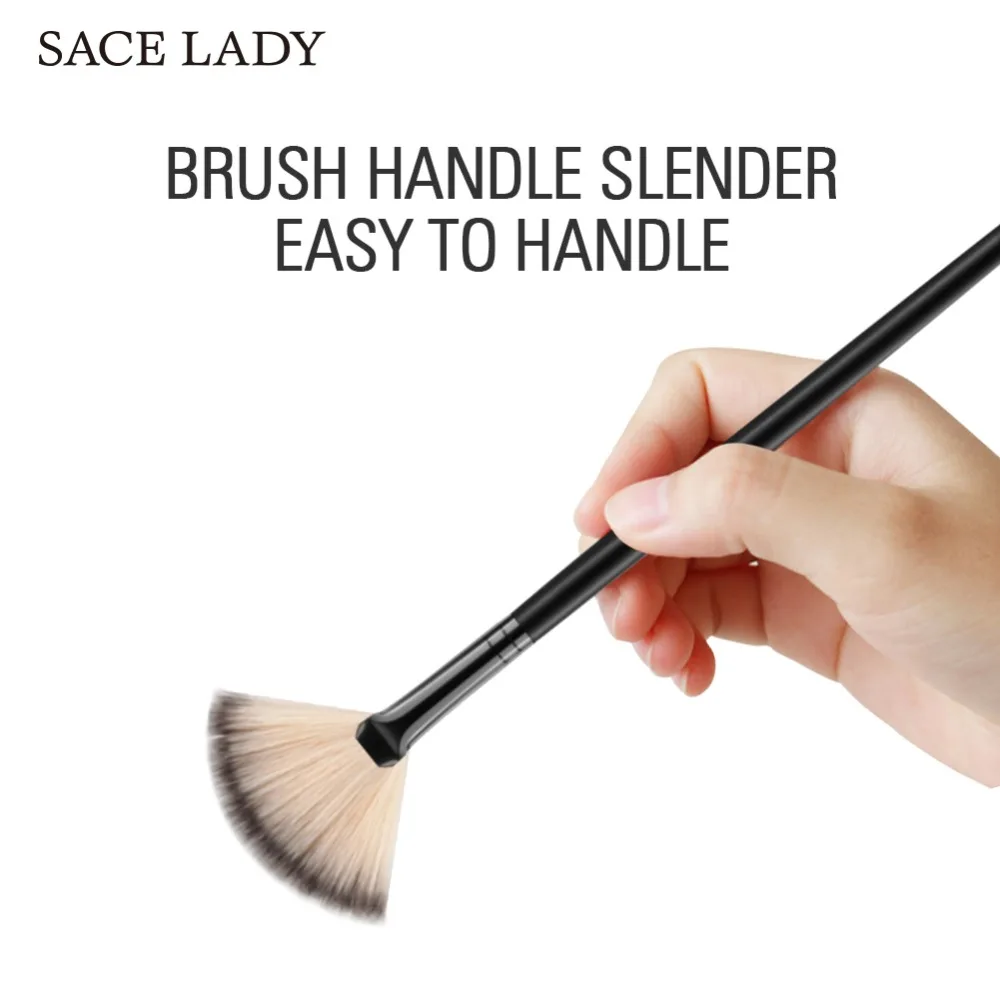 SACE LADY 1 шт . профессиональные женские кисти из мрамора Кисть для макияжа мягкая