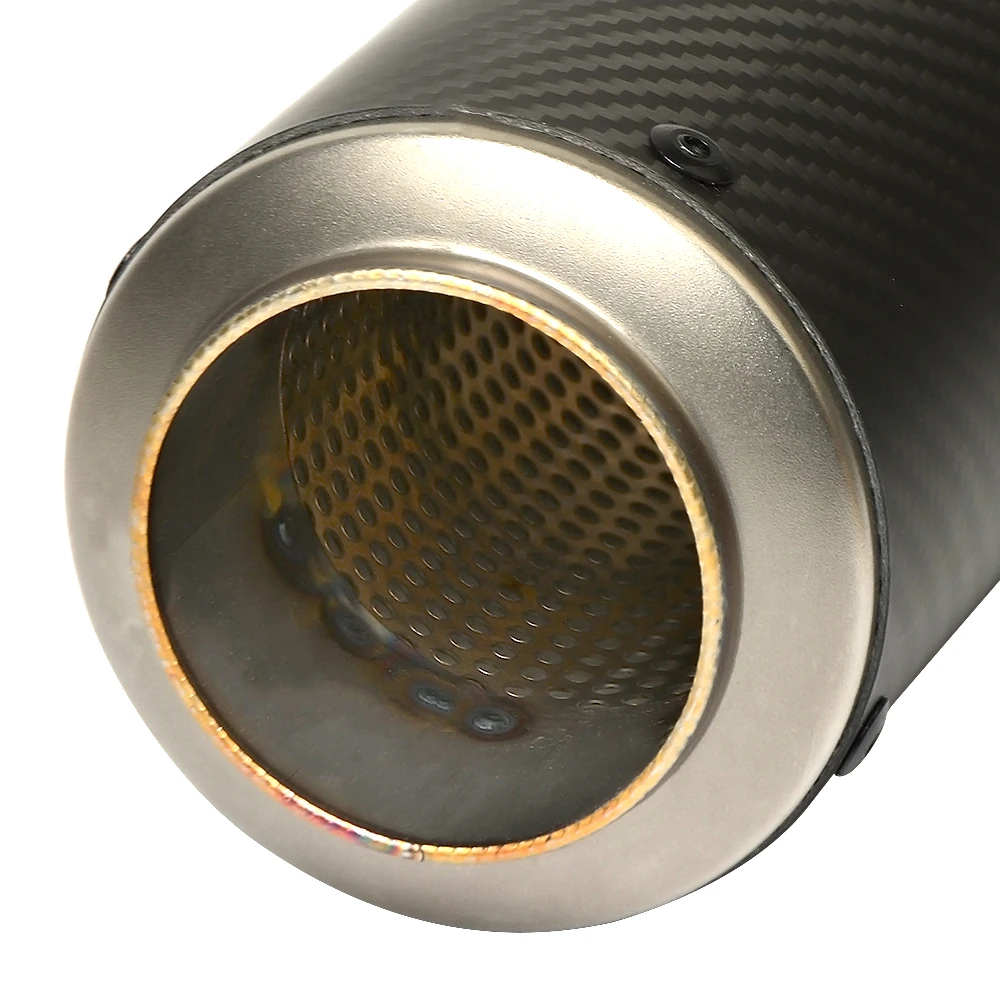 Универсальный 61 мм Мотоцикл выхлопная труба с глушитель мото Яма велосипедный