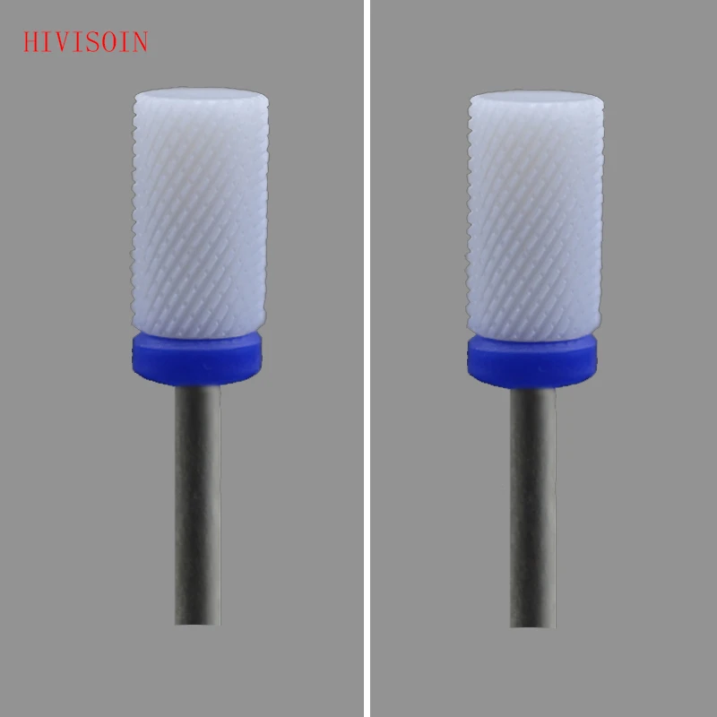 

2 Pcs/Lot White Ceramic Nail Drill Bit - Small Barrel Bit - M (0092.060)