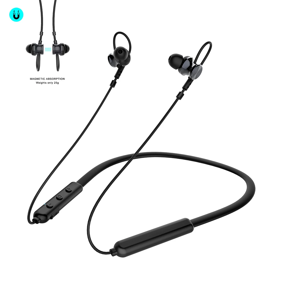 

Bluetooth беспроводные магнитные 5,0 спортивные наушники в ухо наушники с микрофоном для 10 часов игрового времени стерео наушники для бега