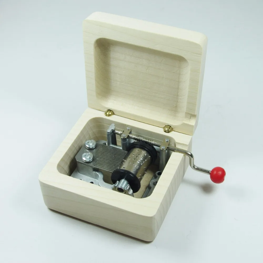 Handmade Nature wood customized photo music box diy special souvenir gift birthday wedding Christmas gifts free shipping | Дом и сад