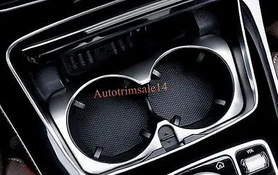

Interior Front Water Cup Cover Trim For Mercedes Benz E-Class W213 2016 2017