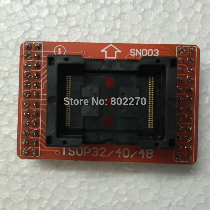 complete standard 20mm TSOP adapter set for TL866CS/TL866A programmers support TSOP32 TSOP40 TSOP48 and SOP44 package chips | Компьютеры и