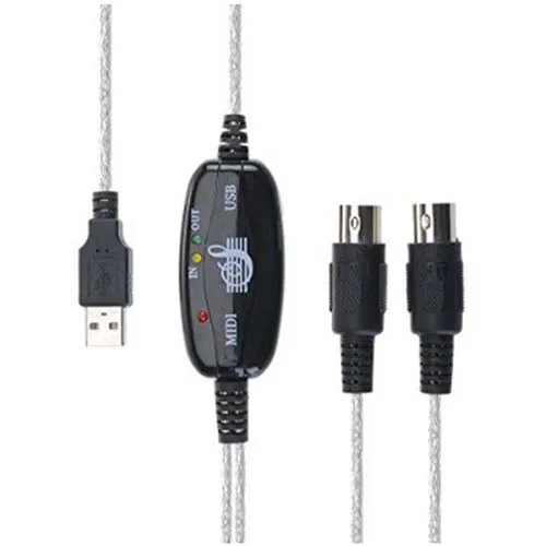 Кабель переходник для ПК в музыкальную клавиатуру|midi cable|keyboard adapteradapter cord |