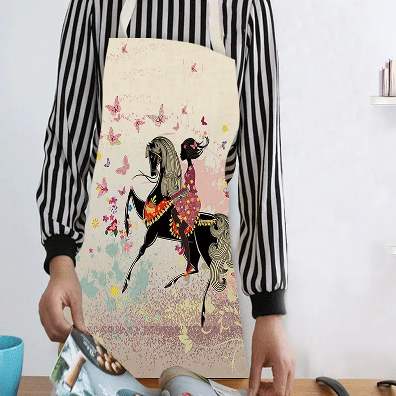 Хлопковый Льняной фартук 68x49 см/49x40 см для женщин, взрослых и детей, без рукавов, легко моющийся, для дома, кухни, для приготовления пищи, водонепроницаемый фартук, 1 шт