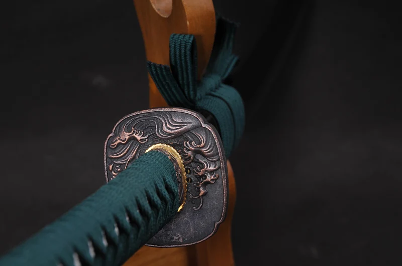 Длинный катана ручной работы ЯПОНСКИЙ самурайский меч 1060 углеродистая сталь